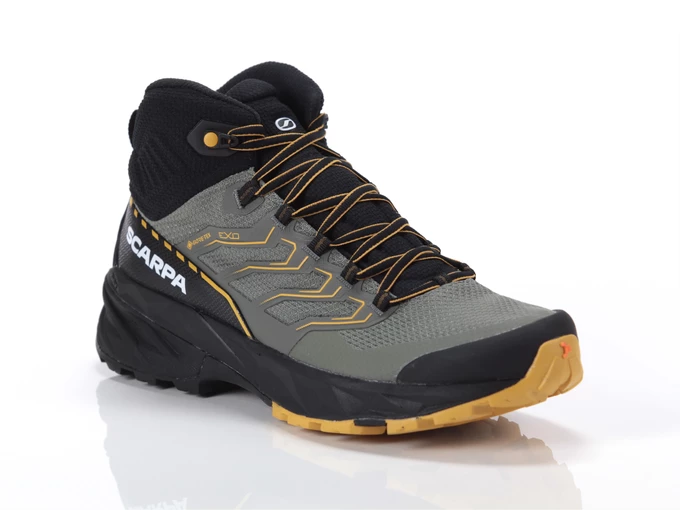 Scarpa Rush 2 Mid Gtx-Moss-Sulphur Gore-tex Free-dome homme 63132-200-2