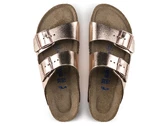 Birkenstock Arizona Sfb Lena Metallic Copper femme 0952091