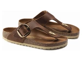 Birkenstock Gizeh Big Buckle Leoi Cognac Hex mujer 1018745 