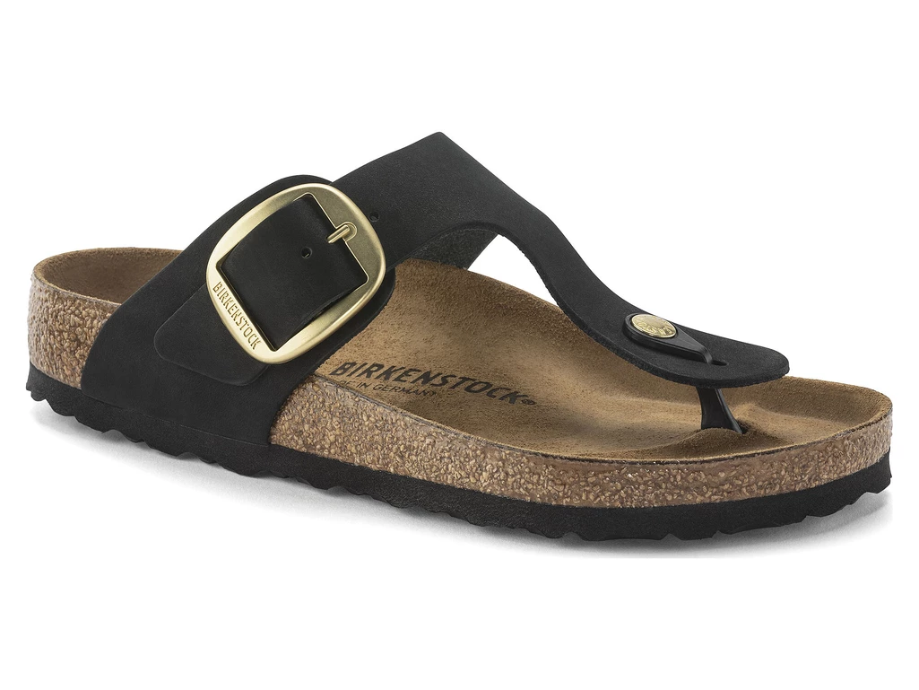 Birkenstock Gizeh Big Buckle Lenb Black donna  1024019