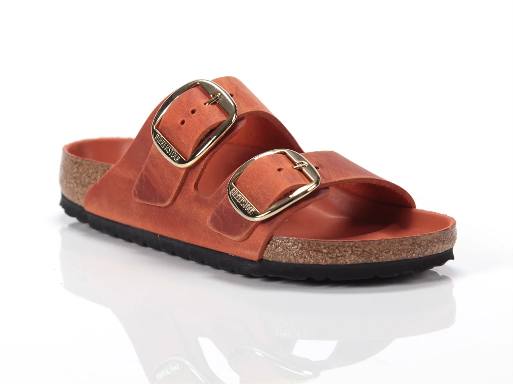 Birkenstock Arizona Big Buckle Leoi Burnt Orange Hex woman 1026609