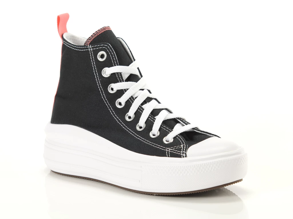 Converse Chuck Taylor All Star Move Black Pink Salt White