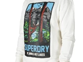 Superdry Traverl Postcard Graphic Crew Solitary Star White man M2014112A 2YW