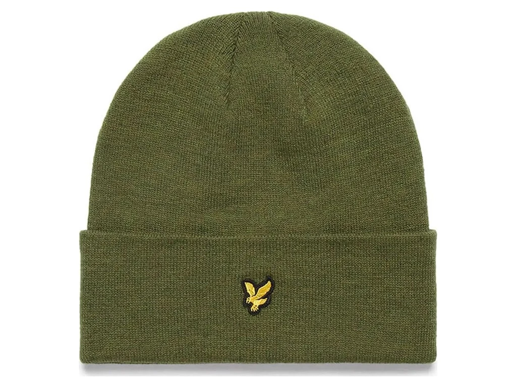 Lyle & Scott Beanie Olive hombre HE960ARC W485 