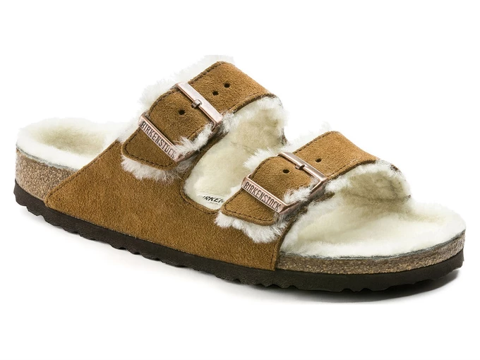 Birkenstock Arizona pelliccia di agnello unisex  1001128