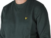 Lyle & Scott Brushed Back Crew Neck Sweatshirt Argyle Teal hombre ML1131V X311 