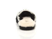 Mou Suede Slipper Full Eskimo Stitch Black Suede donna 