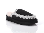 Mou SLIPPER PLAT femme MU.FW101125A BKWHI