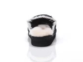 Mou SLIPPER PLAT mujer MU.FW101125A BKWHI 