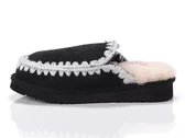 Mou SLIPPER PLAT donna  MU.FW101125A BKWHI