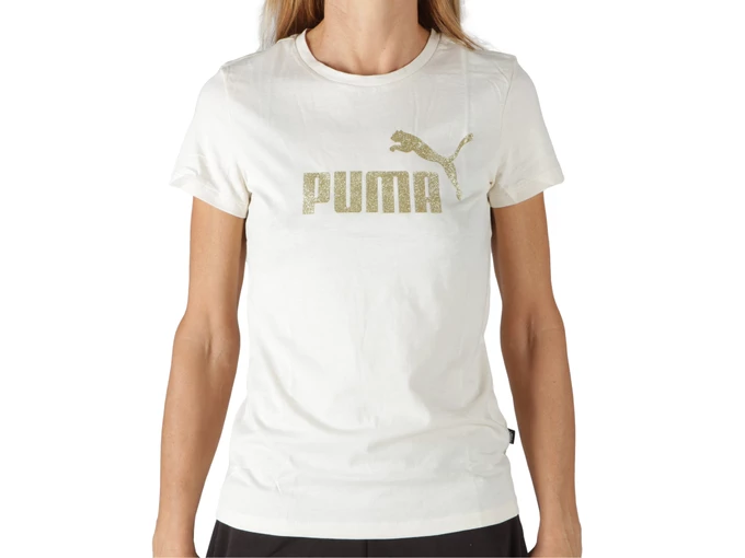 Puma ESS+ Glitter logo Tee donna  682100 87