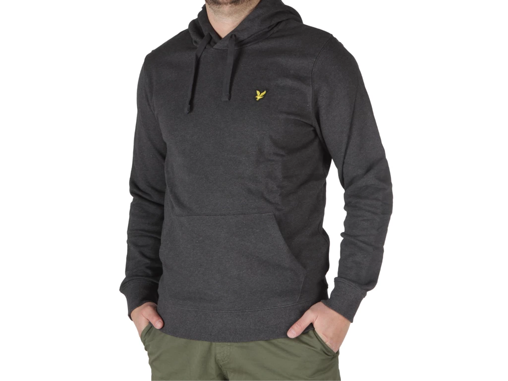 Lyle & Scott Pullover Hoodie Charcoal Marl man ML416VOG 398