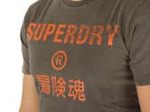 Superdry Vintage Corp Logo Tee Vintage Black uomo  M1011475A 06A