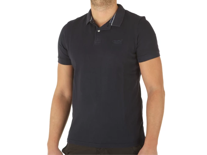 Superdry Vint Destroy Polo Nautical Navy uomo  M1110345ABT 09S