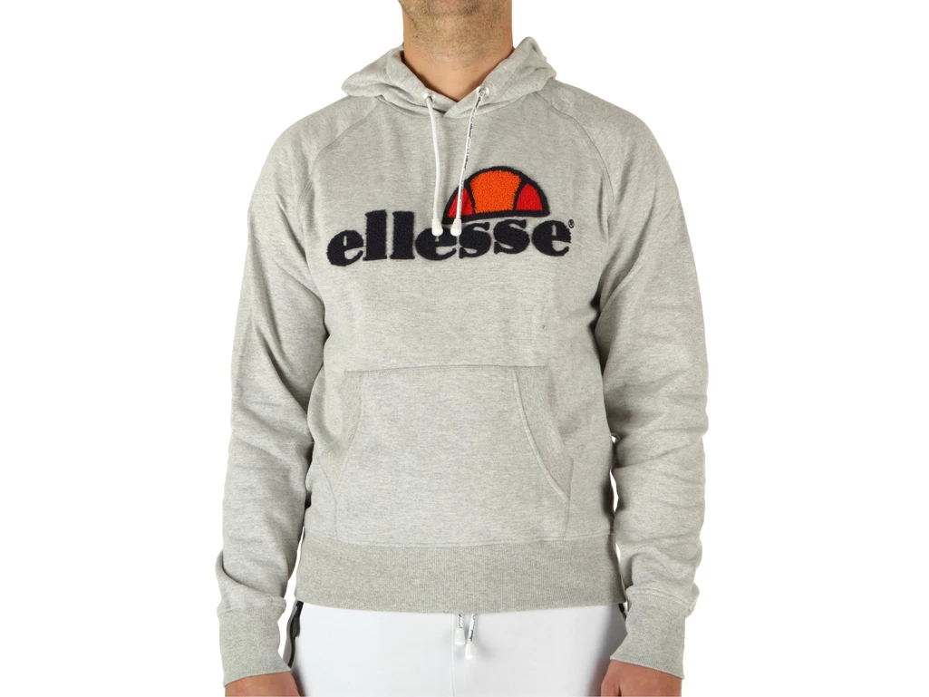 Ellesse Gris uomo  HOODIE UNI BOUC GRI