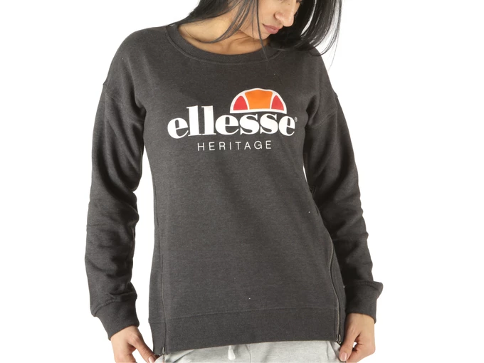 Ellesse Anthra donna  SWS COL ROND ZIP AN