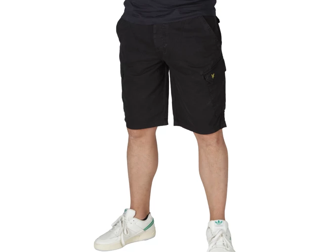 Lyle & Scott Wembley Cargo Short Jet Black man SH1815IT Z865