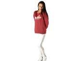 Ellesse Bordeaux mujer SWS COL ROND ZIP BO 