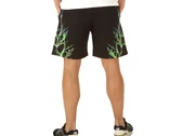 Phobia Archive Black Shorts With Green And Lightblue Lightning hombre