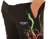 Phobia Archive Black Shorts With Red And Green Lightning man PH/16BREDGR