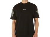 Phobia Archive Black T-Shirt With Strass Cobweb man PH/1BCOBWEBSW