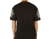 Phobia Archive Black T-Shirt With Strass Cobweb man PH/1BCOBWEBSW