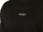 Phobia Archive Black T-Shirt With Strass Cobweb man PH/1BCOBWEBSW