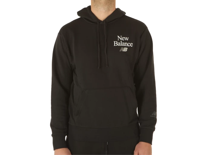 New Balance Essentials Celebrate Hoodie Black man MT21513 BK