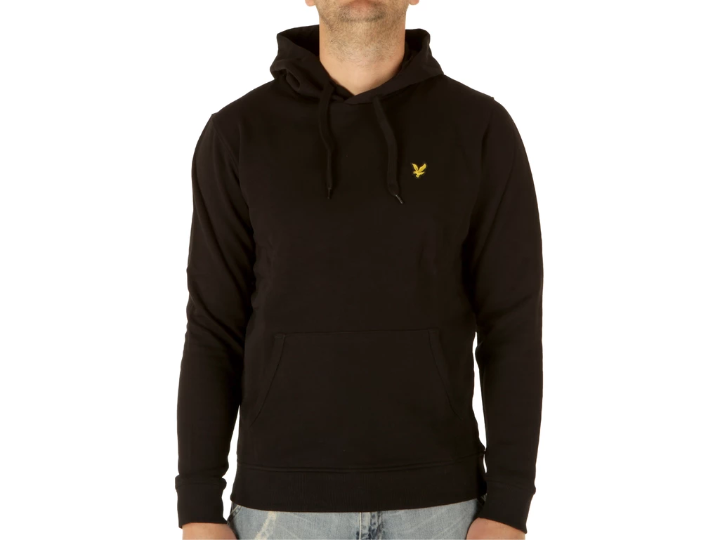 Lyle & Scott Pullover Hoodie Jet Black man ML416VOG Z865