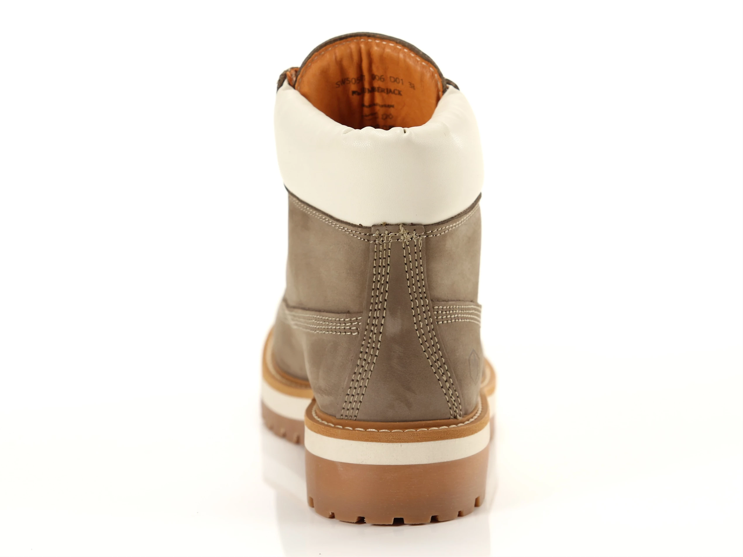 Lumberjack Ankle Boot High Sole Tortora White donna SW50501006 D01M0750