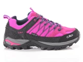 CMP Rigel Low Wmn Trekking Shoe Wp Pink Fluo B. Blue woman 3Q54456 22HL