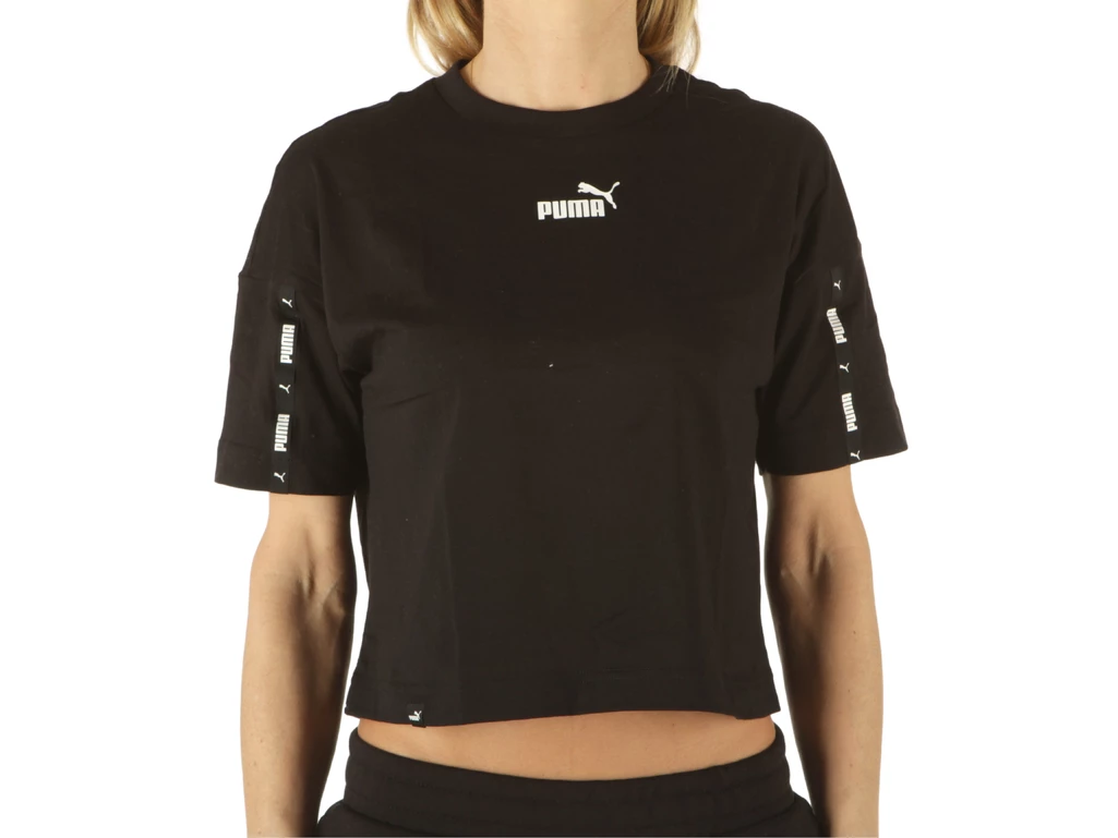 Puma Puma Power Tape Cropped Logo Tee woman 847116 01