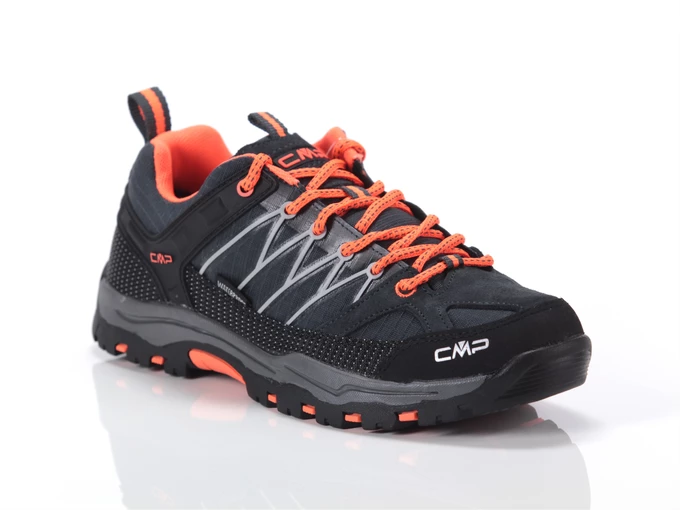 CMP Kids Rigel Low Trekking Wp Antracite Flash Orange mujer/chicos 3Q54554 47UG 