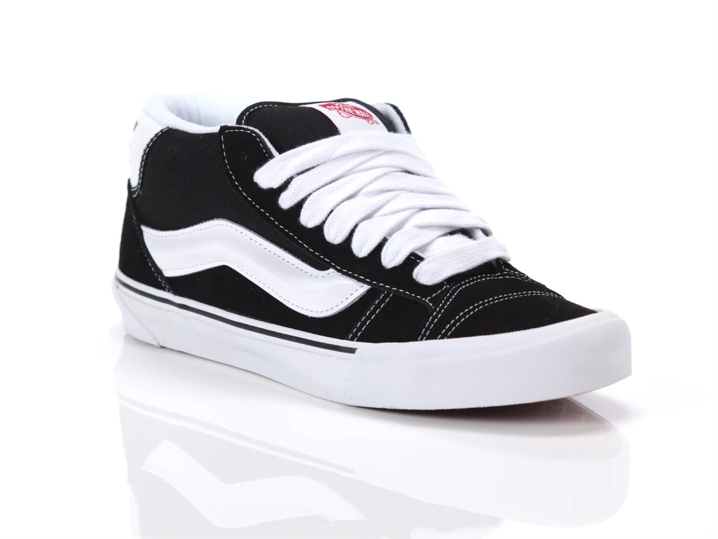 Vans Knu Mid Black/True White uomo  VN000CQ96BT