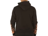 Phobia Archive Black Hoodie With Orange Lightning On Sleeves man PH00072OR