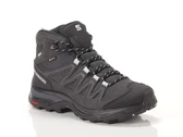 Salomon X Ward Leather Mid Gtx W Ebony Phantm Bl femme 471819