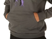 Phobia Archive Grey Hoodie With Purple Lightning man PH00020PU