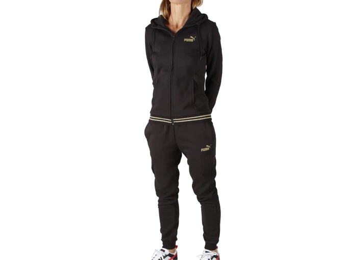 Puma ESS Glitter FZ Suit donna 684765 01 YOUSPORTY