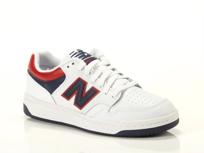 New Balance 480 White Navy Red unisex  BB 480 LNR