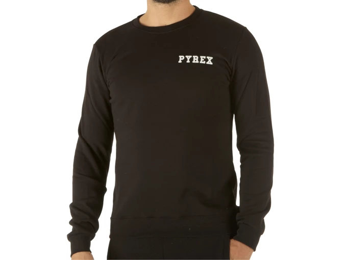 Pyrex Maglia Girocollo Uomo Felpa Nera uomo  21IPB42784 NER