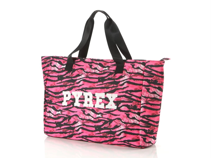 Pyrex Borsa Mare Zebrato Bianco donna  PY80618 ZEB