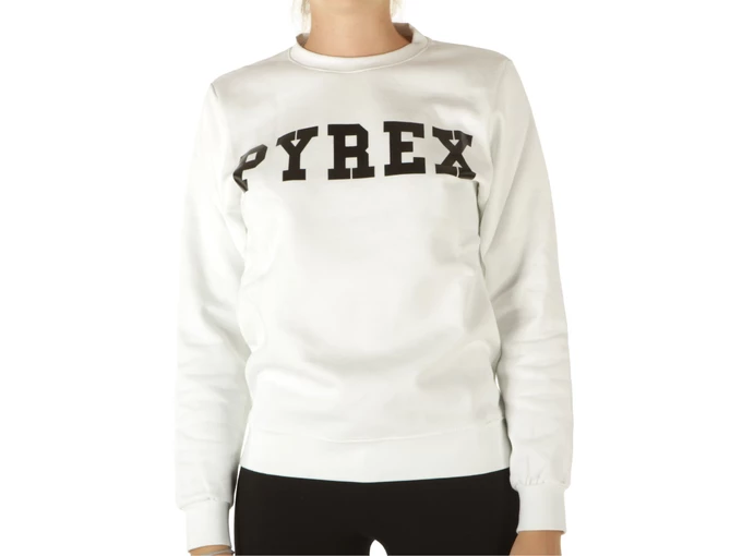 Pyrex Maglia Girocollo Donna Felpa Bianco woman 21IPB34248 BIA