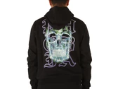 Phobia Archive Black Hoodie With Skull Print man PH00368