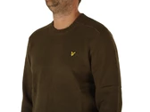 Lyle & Scott Shoulder detail Crew Neck Jumper Olive homme KN1925V W485