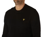 Lyle & Scott Shoulder Detail Crew Neck Jumper Jet Black homme KN1925V Z865