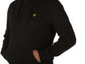 Lyle & Scott Brushed Back Hoodie Sweatshirt Jet Black homme ML1139V Z865