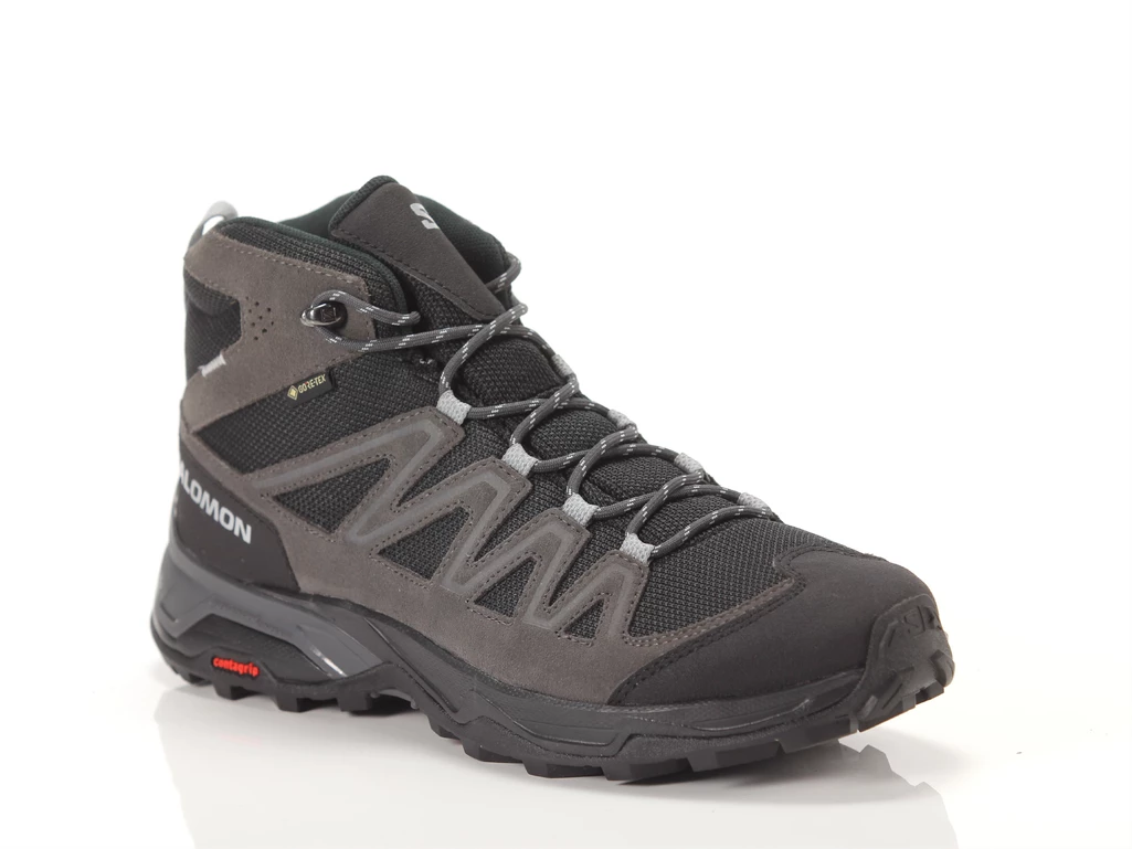 Salomon X Ward Leather Mid Gtx Phantm Black Mgnt man 471817