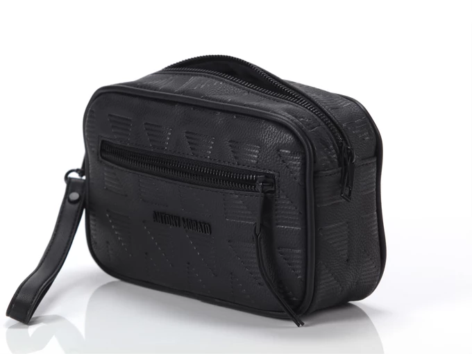 Antony Morato Pouch In Tumbled Pu Stampato Nero unisex MMAB00390FA21819000