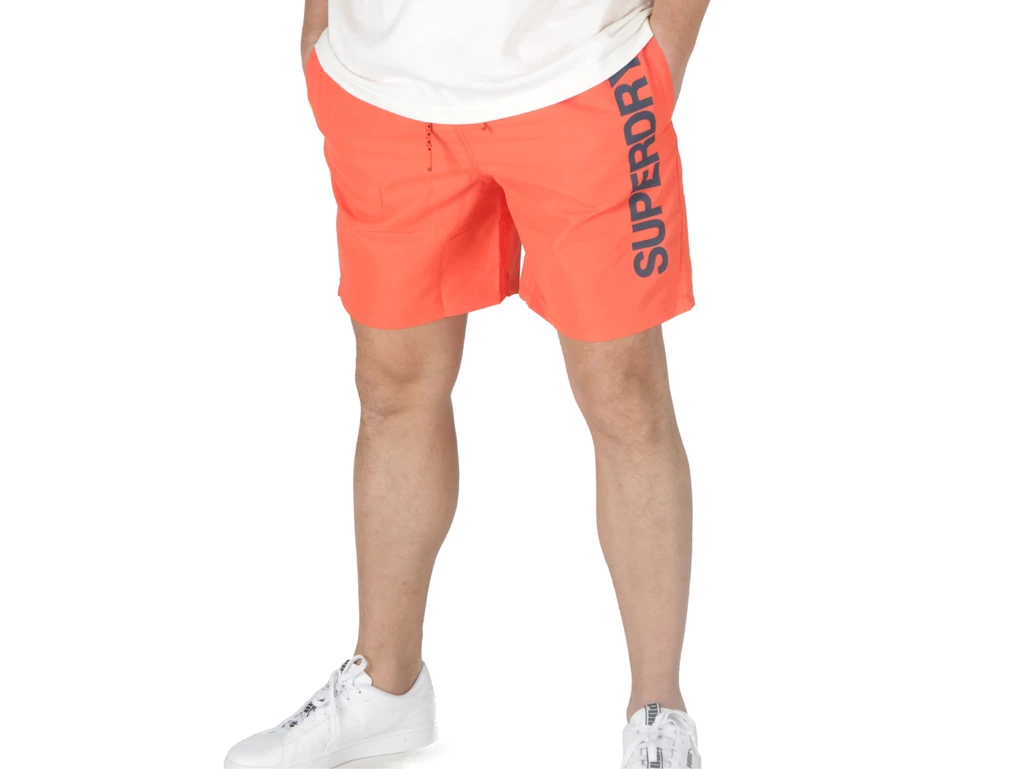 Superdry Sport Graphic 17" Swim Short Cherry Tomato Red hombre M3010236A 2LN 