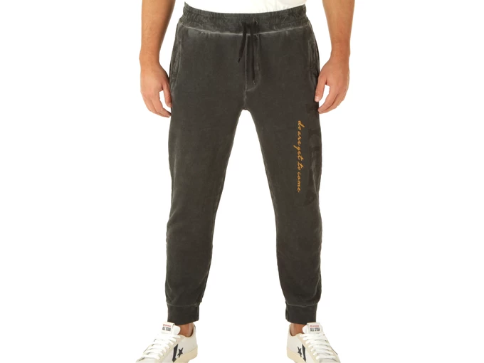 Pyrex Pantalone Uomo In Felpa Nero uomo  21IPC42782 NER